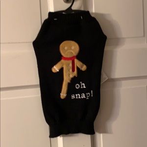 Pet luv ginger-snap Christmas sweater for pet.